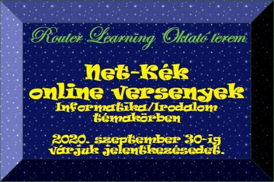 Net-Kék Online Verseny